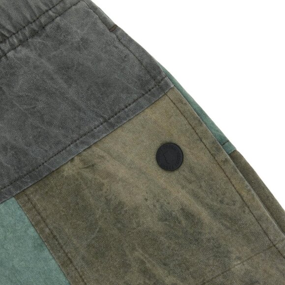 Teddy Fresh Pieced Together Patchwork Shorts w/ Built-In Belt size XS NWT NEW - Picture 3 of 11